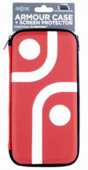 Funda Armour Case Roja + Protector de pantalla Freatec N Switch